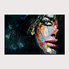 Oil Painting Hand Painted Abstract People Modern Rolled Canvas Rolled Without Frame