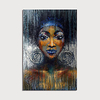 Oil Painting Hand Painted Abstract People Modern Stretched Canvas With Stretched Frame