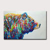 Oil Painting Hand Painted Abstract Pop Art Classic Modern Rolled Canvas Rolled Without Frame