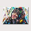 Oil Painting Hand Painted Abstract Pop Art Classic Modern Rolled Canvas Rolled Without Frame