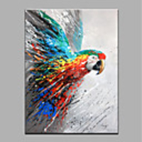 Oil Painting Hand Painted Abstract Pop Art Modern Rolled Canvas Rolled Without Frame