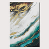 Oil Painting Hand Painted Abstract Pop Art Modern Rolled Canvas Rolled Without Frame