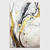 Oil Painting Hand Painted Abstract Pop Art Modern Stretched Canvas With Stretched Frame