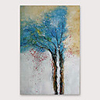 Oil Painting Hand Painted Abstract Still Life Modern Stretched Canvas With Stretched Frame
