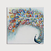Oil Painting Hand Painted Animals Modern Stretched Canvas With Stretched Frame