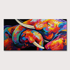 Oil Painting Hand Painted Animals Pop Art Modern Stretched Canvas With Stretched Frame
