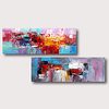 Oil Painting Hand Painted Any Shape Abstract Comtemporary Modern Stretched Canvas miniinthebox