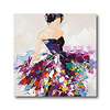 Oil Painting Hand Painted Canvas Abstract High Quality Wall Art Modern Rolled Without Frame Dancer Girl Nude