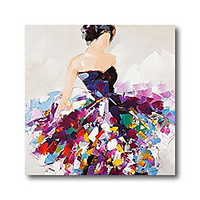 Oil Painting Hand Painted Canvas Abstract High Quality Wall Art Modern Rolled Without Frame Dancer Girl Nude