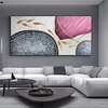 Oil Painting Hand Painted Horizontal Abstract Animals Modern Rolled Canvas (No Frame) miniinthebox