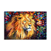 Oil Painting Hand Painted Horizontal Abstract Animals Modern Stretched Canvas miniinthebox