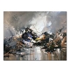 Oil Painting Hand Painted Horizontal Abstract Landscape Modern Rolled Canvas (No Frame) miniinthebox