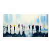 Oil Painting Hand Painted Horizontal Abstract Modern Stretched Canvas miniinthebox
