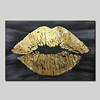 Oil Painting Hand Painted Horizontal Abstract People Modern Stretched Canvas