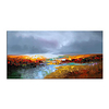 Oil Painting Hand Painted Horizontal Panoramic Abstract Modern Rolled Canvas (No Frame)