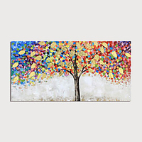 Oil Painting Hand Painted Landscape Modern Rolled Canvas Rolled Without Frame