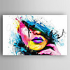 Oil Painting Hand Painted People Modern Stretched Canvas With Stretched Frame