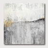Oil Painting Hand Painted Square Abstract Comtemporary Modern Stretched Canvas miniinthebox