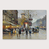 Oil Painting Hand Painted Still Life Modern Stretched Canvas With Stretched Frame