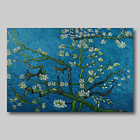 Oil Painting Hand Painted Van Gogh Abstract Abstract Landscape Comtemporary Modern Stretched Canvas