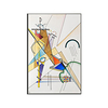Oil Painting Hand Painted Vertical Abstract Holiday Comtemporary Modern Rolled Canvas (No Frame)