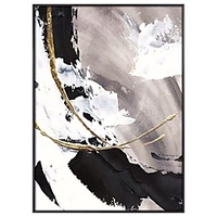 Oil Painting Hand Painted Vertical Abstract Landscape Comtemporary Modern Rolled Canvas (No Frame) miniinthebox