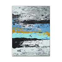 Oil Painting Hand Painted Vertical Abstract Modern Rolled Canvas (No Frame) miniinthebox