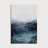 Oil Painting Hand Painted Vertical Abstract Modern Stretched Canvas