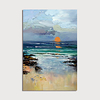 Oil Painting Hand Painted Vertical Abstract Modern Stretched Canvas