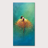 Oil Painting Hand Painted Vertical People Pop Art Modern Stretched Canvas