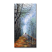 Oil Painting Handmade Hand Painted Wall Art Abstract Forest Landscape Home Decoration Decor Rolled Canvas No Frame Unstretched miniinthebox