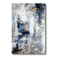 Oil Painting Handmade Hand Painted Wall Art Abstract Pop Art Modern Home Decoration Décor Stretched Frame Ready to Hang miniinthebox