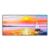 Oil Painting Handmade Hand Painted Wall Art Contemporary Abstract Sunset Landscape Large Size Home Decoration Decor Rolled Canvas No Frame Unstretched miniinthebox