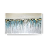 Oil Painting Handmade Hand Painted Wall Art Modern Abstract City Building Landscape Home Decoration Decor Rolled Canvas No Frame Unstretched miniinthebox