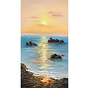 Oil Painting Handmade Hand Painted Wall Art Modern Abstract Reef Seascape Home Decoration Decor Rolled Canvas No Frame Unstretched miniinthebox