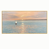 Oil Painting Handmade Hand Painted Wall Art Modern Abstract Sunrise Seascape Home Decoration Decor Rolled Canvas No Frame Unstretched miniinthebox
