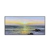 Oil Painting Handmade Hand Painted Wall Art Modern Abstract Sunrise Seascape Seasore Landscape Home Decoration Decor Rolled Canvas No Frame Unstretched miniinthebox