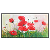 Oil Painting Handmade Hand Painted Wall Art Money Abstract Red Flowers Home Decoration Decor Rolled Canvas No Frame Unstretched miniinthebox