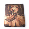 Oil Painting Hard Case for Apple iPad (Crying Woman Pattern)