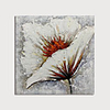 Oil Painting Paint Handmade Abstract Flower Canvas Art Modern Art with Stretcher Ready to Hang With Stretched Frame