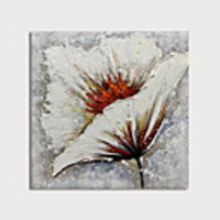 Oil Painting Paint Handmade Abstract Flower Canvas Art Modern Art with Stretcher Ready to Hang With Stretched Frame