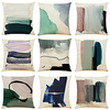 Oil Painting Style Double Side Cushion Cover 9PC Soft Decorative Square Throw Pillow Cover Cushion Case Pillowcase for Bedroom Livingroom Superior Quality Machine Washable Indoor Cushion for Sofa Couch Bed Chair miniinthebox
