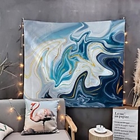 Oil Painting Style Wall Tapestry Art Decor Blanket Curtain Hanging Home Bedroom Living Room Decoration Abstract Pattern
