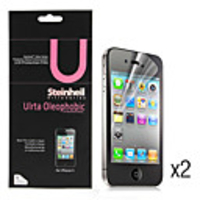 Oil-Resistant Screen Protector Film for iPhone 4 /4S (2pcs)