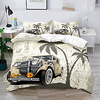 OldCar Duvet Cover Set Happy For Kids Gife 2/3 Piece 3D Bedding Set with 1 or 2 Pillowcase(Single Twin only 1pcs) miniinthebox