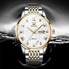 OLEVS Mechanical Watch for Men Analog Automatic self-winding Modern Style Luxury Waterproof Calendar / date / day Noctilucent Alloy Stainless Steel Fashion miniinthebox