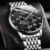 OLEVS Quartz Watches for Men Analog Quartz Luminous Waterproof Stylish Waterproof Chronograph Noctilucent Alloy Stainless Steel Fashion miniinthebox
