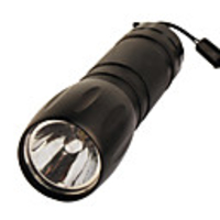 One Mode Aluminum Flashlight 3 AAA Black