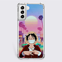 One Piece Cartoon Characters Phone Case For S22 S21 S20 Plus Ultra FE A72 A52 A42 S10 S9 S8 S7 Plus Edge Unique Design Protective Case Shockproof Dustproof Back Cover TPU miniinthebox