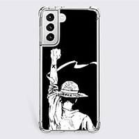 One Piece Cartoon Characters Phone Case For S22 S21 S20 Plus Ultra FE A72 A52 A42 S10 S9 S8 S7 Plus Edge Unique Design Protective Case Shockproof Dustproof Back Cover TPU miniinthebox
